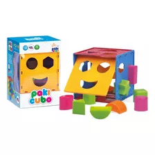 Paki Toys 1 Cubo E 9 Formas - Paki Toys - 1280 Quantidade De Peças 10