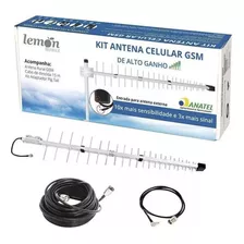 Antena Celular Rural Lemon 15dbi 4 Frequencias