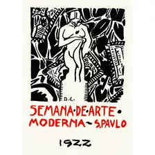 Poster Semana Arte Moderna 1922 Cartaz 30x42cm Plastificado