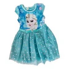  Vestido Bailarina Tutu Clásico Princesa Elsa Frozen Niñas