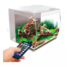 Acuario Fluval Flex 57 Led Rgb Efectos Filtro Tapa Curvo Cts Color Blanco