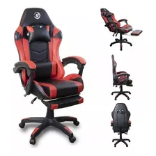 Silla De Escritorio Goldtech Gamer Roja Y Negra