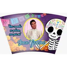 Kit Imprimible Para Personalizar Veladoras Día De Muertos 