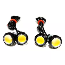 Luces Parrilla Frontal Led 4 Piezas Universales Ambar