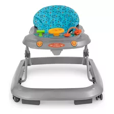 Andador Infantil Musical Para Bebê Cinza Tutti Baby