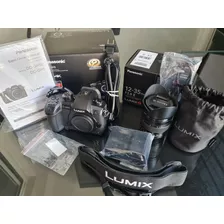 Lumix Gh5 + Lente 12-35mmf2.8ii + 40-150mm F2.8 P + Extras!