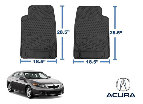 Par Tapetes Big Truck Acura Tsx 2009 A 2014 Uso Rudo Foto 2