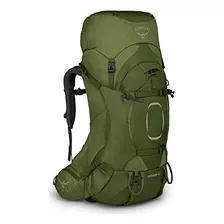 Mochila Para Hombre Osprey Aether 55, Verde Mostaza Y Ajo,