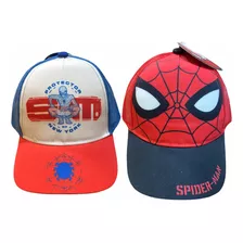 Gorra Visera Spiderman Hombre Araña Lic.ofi Marvel 6-10 Años