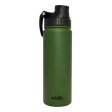 Wallis - Cilindro Térmico De Acero Inox Agarradera, Verde