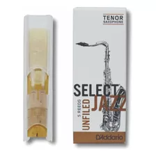 Sax Tenor Select Jazz Unfiled 1 Palheta Daddario Preço Bom