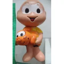 Boneco Vinil Cascao E Porquinho Antigo Turma Da Monica 12 Cm