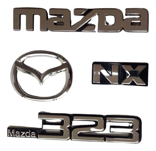 Emblemas Traseros Mazda 323 Nx Autoadhesivos  Foto 4