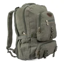 Mochila De Lona 50 Lts Com Zíper Expansor Super Reforçada