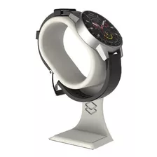 Suporte Para Relógio De Pulso Smartwatch Base Antiderrapante Cor Branco