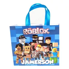 15 Sacolinhas Personalizadas Lembrancinha Roblox