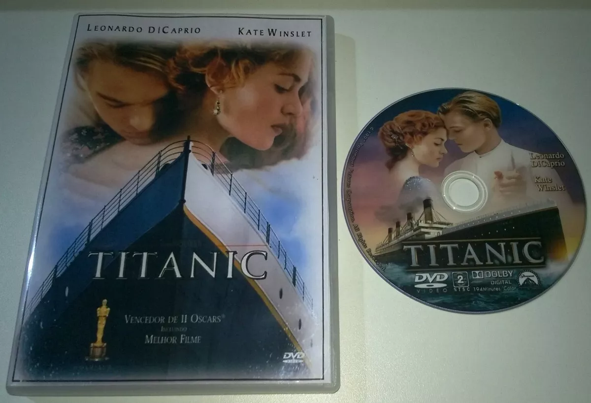 Dvd Titanic - 1997 - James Cameron - Dublado E Legendado