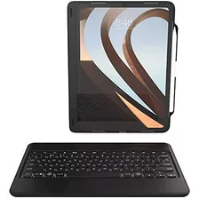 Zagg Rugged Book Go - Estuche Duradero Y Teclado Bluetooth P