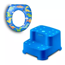 Kit Desfralde Escadinha E Redutor Azul - Multikids Baby