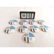 Futebol De Botão - Plástico Acrílico 45mm - Grêmio Anos 80