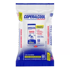 Toalhetes Desinfetantes Álcool Coperalcool Pacote 50un