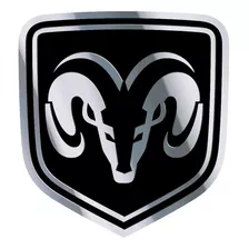 Emblema Em Aço Inox 304 Logo Dodge Ram 1500 2500 3500 