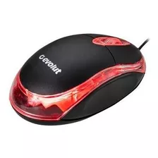 Mouse Evolut Com Fio Preto Eo-101 Para Escritório