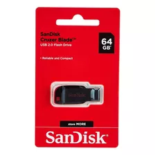 Pendrive 64gb - Cruzer Blade - Sandisk