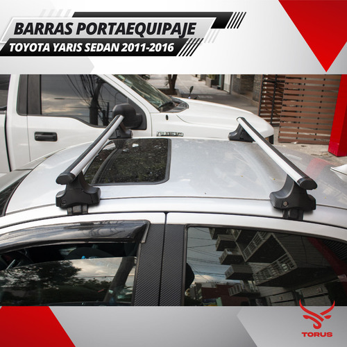 Barras Portaequipaje Toyota Yaris Sedan 2011 2012 2013 Torus Foto 7