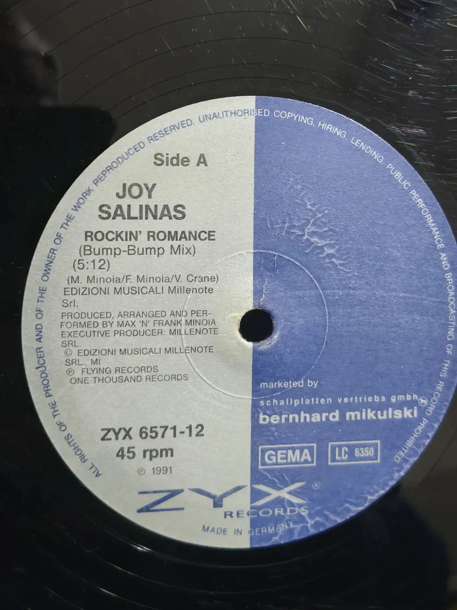 Joy Salinas - Rockin  Romance - vinilo 1991