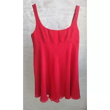 Vestido Rojo De Fiesta, Corto. Talle M 