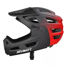 Casco Fullface Mtb Neumatt, Enduro, Dh, Desmontable Ligero