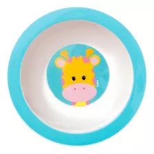 Prato Tijela Bowl Infantil Bebe Decorado Bpa Free Girafa