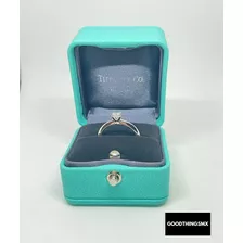 Anillo Compromiso Tiffany & Co Platino, No Cartier, Bvlgari