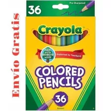 Colores Crayola Caja De 36 Unidades Con Punta 