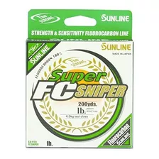 Línea De Pesca Sunline Fluorocarbon Super Fc, Prueba De 14 L