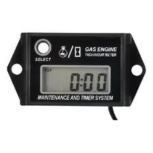 Tacómetro Digital Lcd Gas Reset Rpm 2/4t Motocicletas