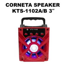 Corneta Bluetooth Kts-1102a/b 3 Con Control Remoto