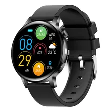 Reloj Smartwatch Smart Kassel Sk-sw2405b Redondo Negro