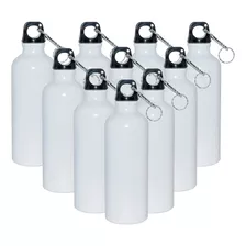 Botella Blanca 500 Ml De Aluminio Para Sublimar 10 Pack Full