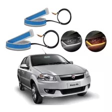 Kit Fitas Led Drl Farol + Seta 12v 60cm Siena 2021