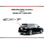 Tapetes 4pz Charola 3d Logo Mazda Cx-7 207 A 2012