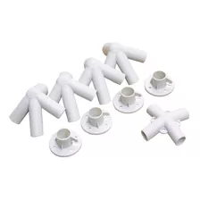 Kit De Conexão Para Gazebo Branco Polipropileno Ntk