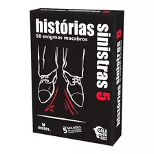 Historias Sinistras Black Stories 5 Jogo De Cartas Galapagos