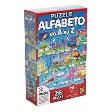 Puzzle 26 Peças Alfabeto Do A Ao Z - Grow