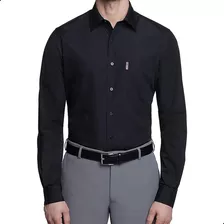 Camisas Hombre Premium Larga Tener Bolsillo Slim Moda Formal