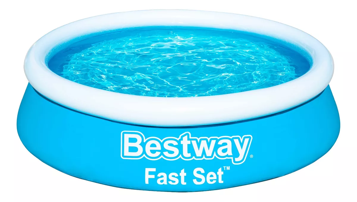 Pileta Inflable Redonda Bestway Fast Set 57392 De 1.83m X 51cm 940l Azul Caja