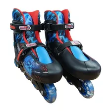 Patines 4 Ruedas Linea Avengers Con Luz 23-26