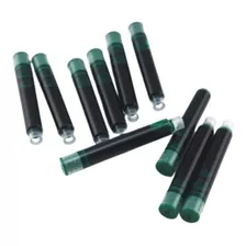 Cartucho De Tinta Para Pluma Fuente - 2.6mm - 10 U. - Verde