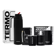 Set Matero Termo Pico Cebador Mate Yerbera Y Azucarera 